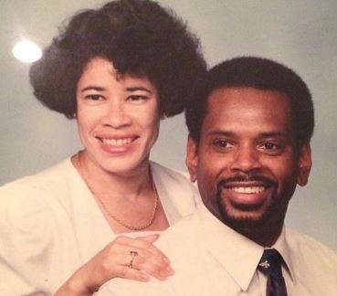 Nellie Biles with her husband Ron Biles
